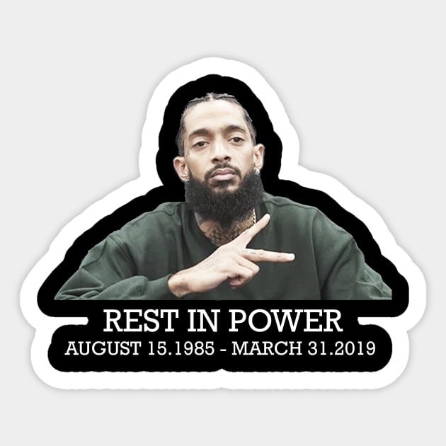 Nipsey Hussle Sticker by Yaman